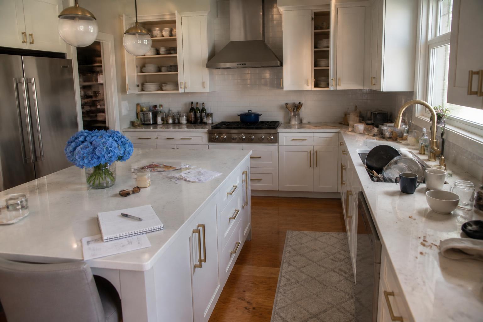 Kitchen before North Bridge cleaning